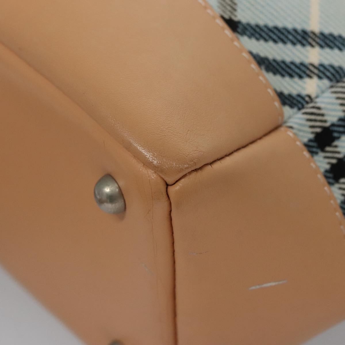 Burberry Nova Check Tote canvas check pattern, BLUE, CANVAS, Tote bag