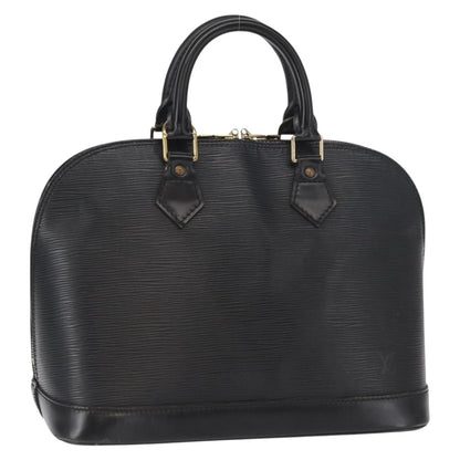 Louis Vuitton Alma Handbag Epi Leather, BLACK, LEATHER, Handbag