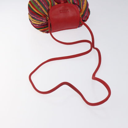 Loewe Vintage Crossbody Cotton, RED, COTTON, Shoulder bag