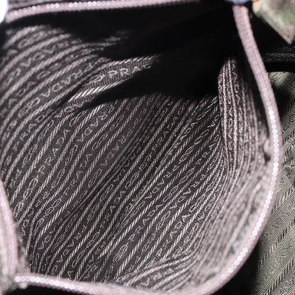 Prada Vintage Handbag Tessuto, KHAKI, NYLON, Handbag