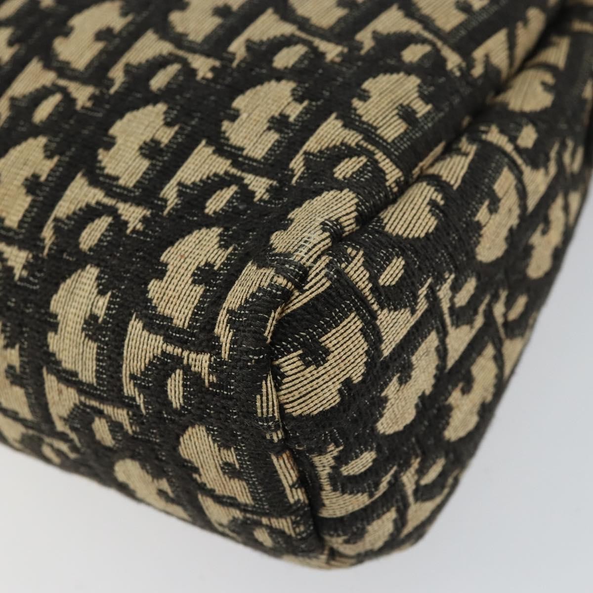 Christian Dior Vintage CD trotter Shoulder bag Canvas, BLACK, CANVAS, Shoulder bag