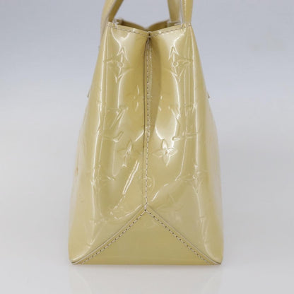 Louis Vuitton Wilshire Handbag Monogram Vernis, BEIGE, PATENT_LEATHER, Handbag