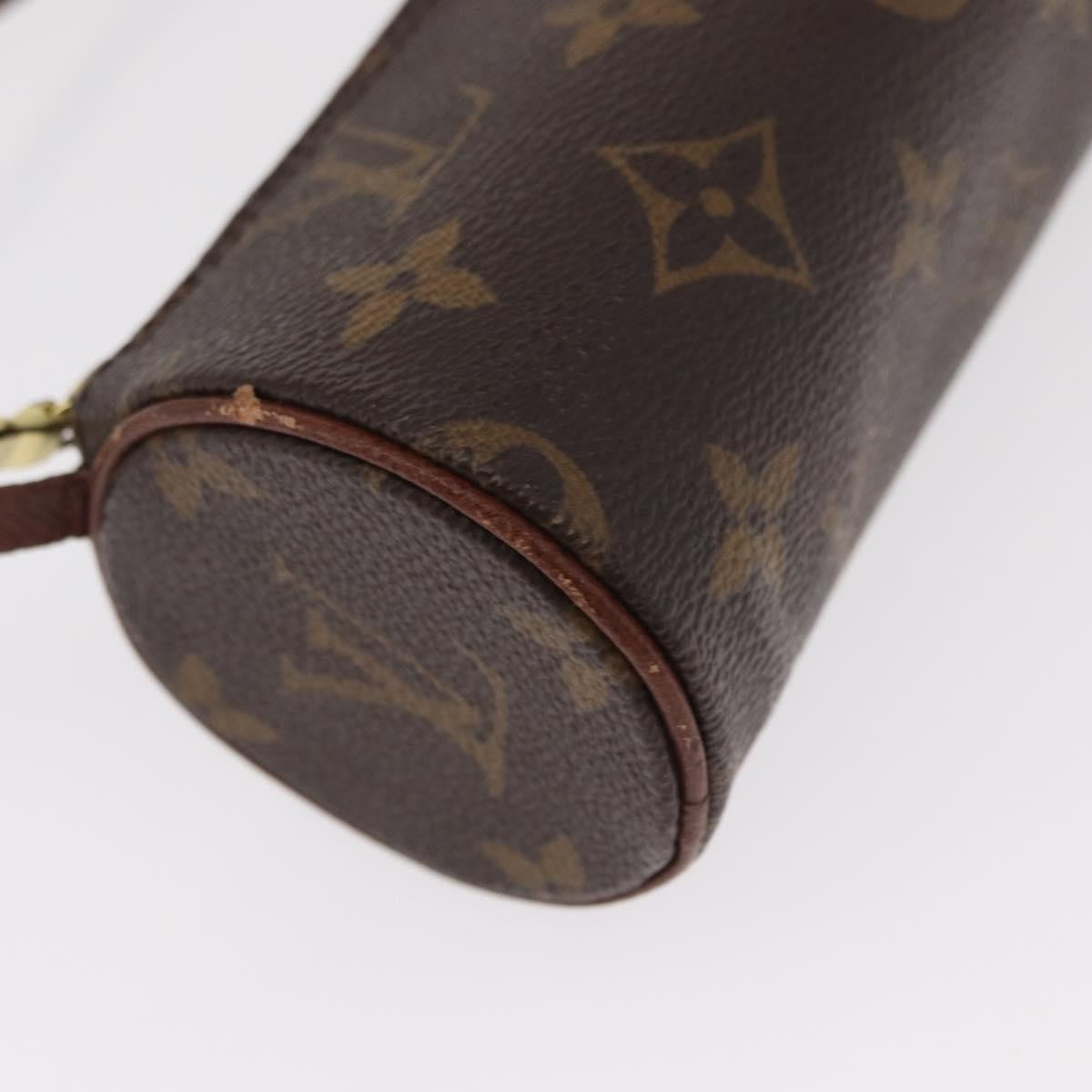 Louis Vuitton Papillon Pochette Monogram Canvas, BROWN, CANVAS, Clutche & pouche