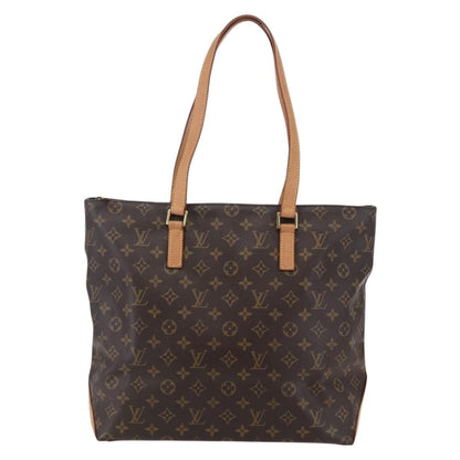 Louis Vuitton Cabas Mezzo Monogram Canvas, BROWN, CANVAS, Tote bag