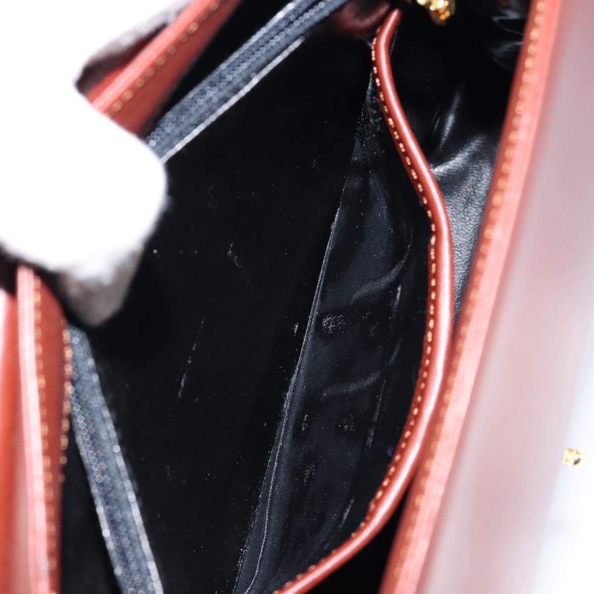 Salvatore Ferragamo Vintage Top handle handbag Leather, BROWN, LEATHER, Handbag