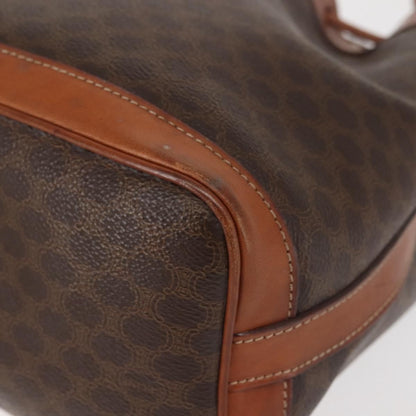 Celine Vintage Shoulder Bag Canvas, BROWN, CANVAS, Shoulder bag