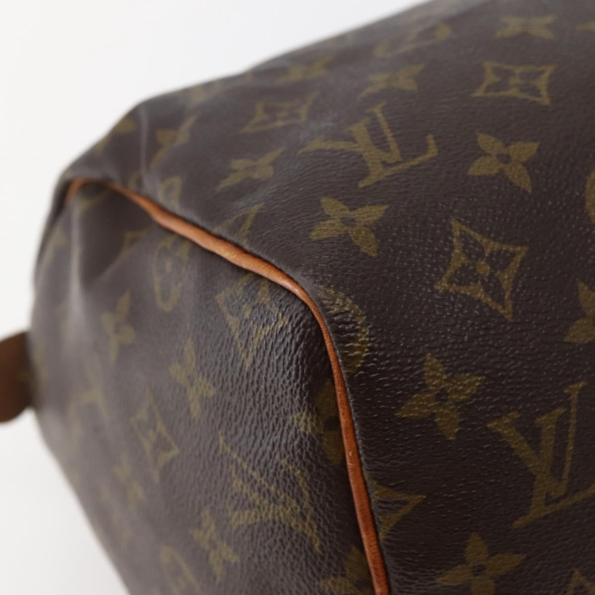 Louis Vuitton Speedy Handbag Monogram Canvas, BROWN, CANVAS, Handbag