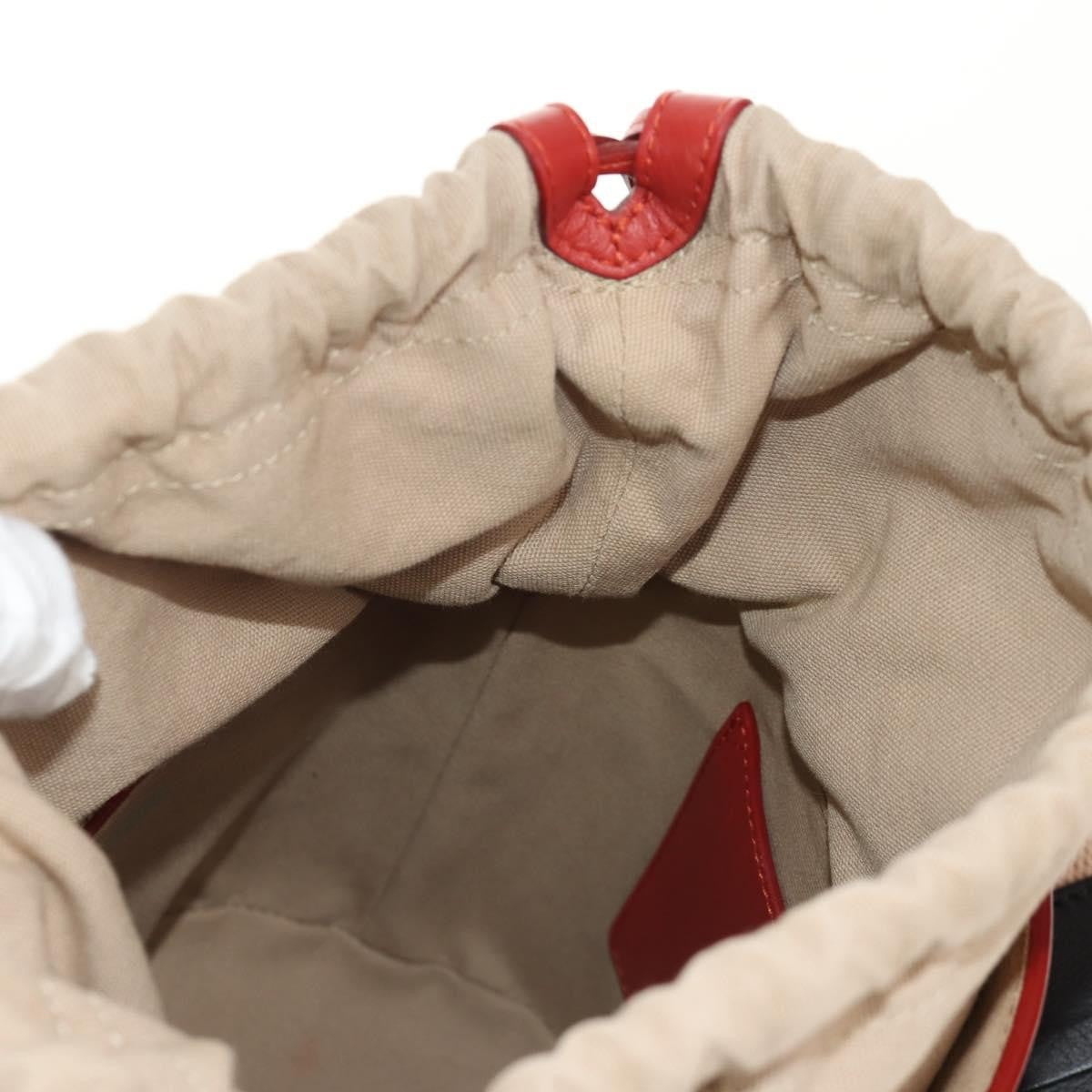 Chloe Roy Bucket Bag Leather, RED, LEATHER, Shoulder bag