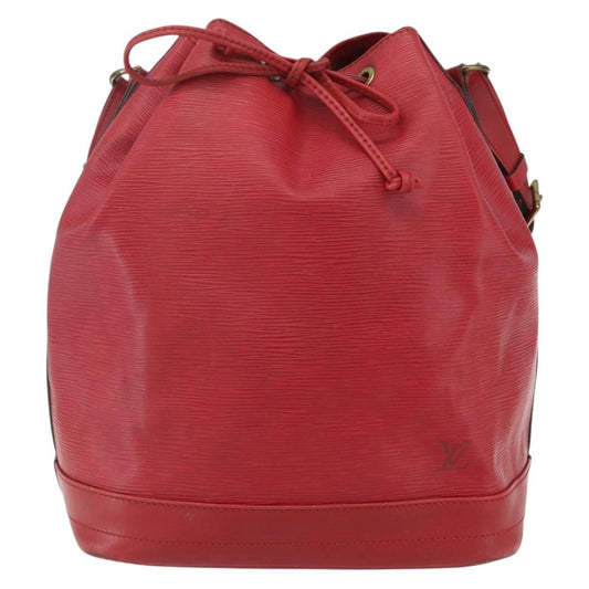 Louis Vuitton Petit Noe NM Handbag Epi Leather, RED, LEATHER, Shoulder bag