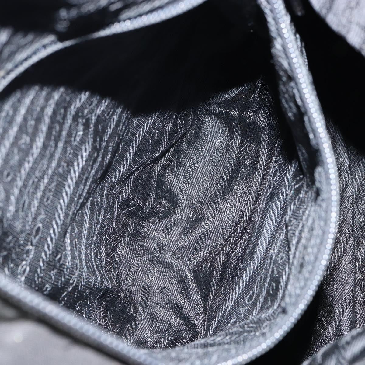 Prada Vintage Shoulder Bag Tessuto, BLACK, NYLON, Shoulder bag