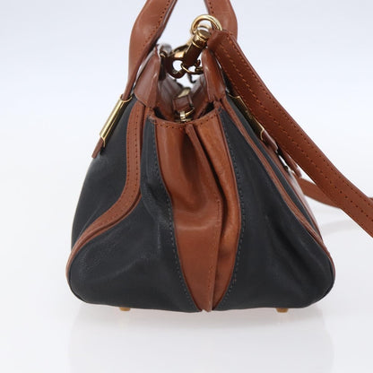Chloe Alice Satchel Leather, BROWN, LEATHER, Handbag