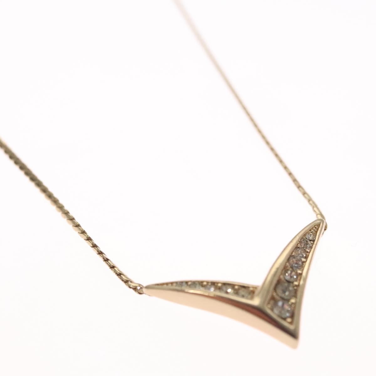 Christian Dior Collar Necklace Metal with Faux Pearls, GOLD, METAL, Necklace