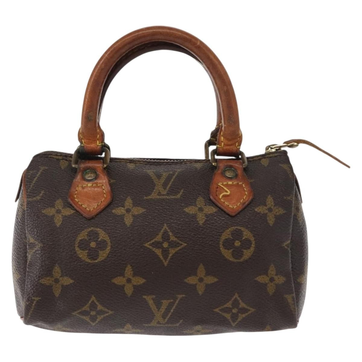Louis Vuitton Speedy Mini HL Handbag Monogram Canvas, BROWN, CANVAS, Handbag