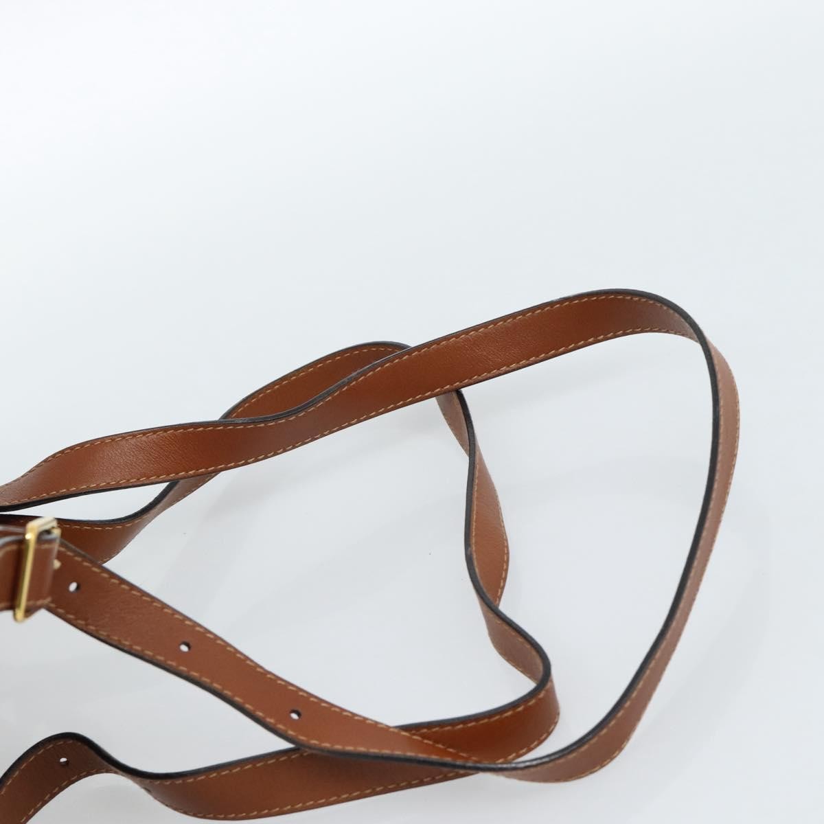 Gucci Vintage Bamboo Backpack Leather, Brown, Leather, Backpack