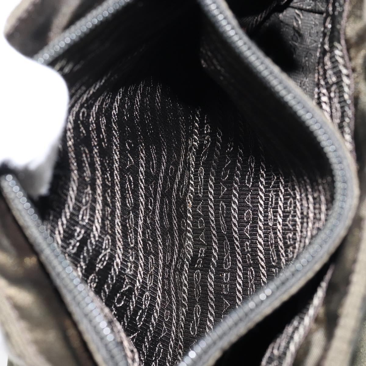 Prada Vintage Zip Tote Tessuto, KHAKI, NYLON, Tote bag