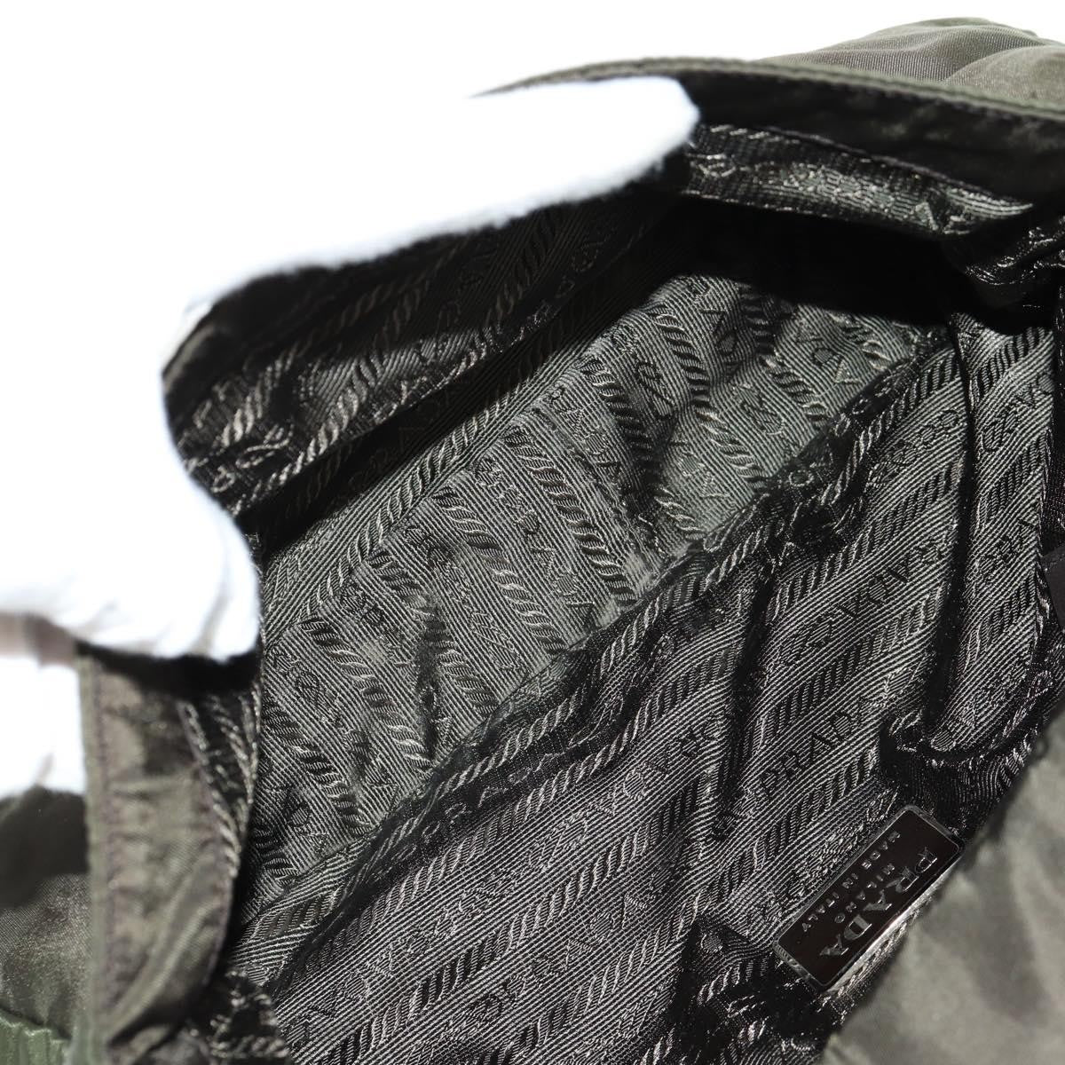 Prada Vintage Shoulder Bag Tessuto, KHAKI, NYLON, Shoulder bag