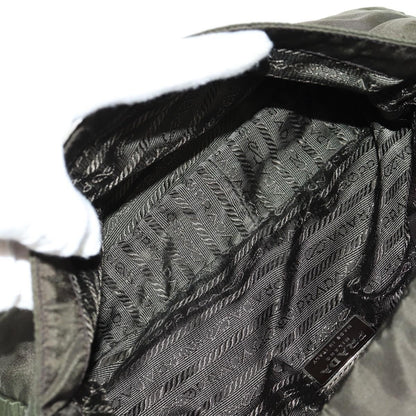 Prada Vintage Shoulder Bag Tessuto, KHAKI, NYLON, Shoulder bag