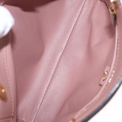 Salvatore Ferragamo Vala Shoulder Bag Leather, PINK, LEATHER, Shoulder bag