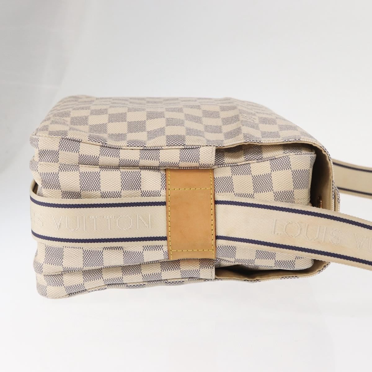 Louis Vuitton Naviglio Handbag Damier, WHITE, CANVAS, Shoulder bag