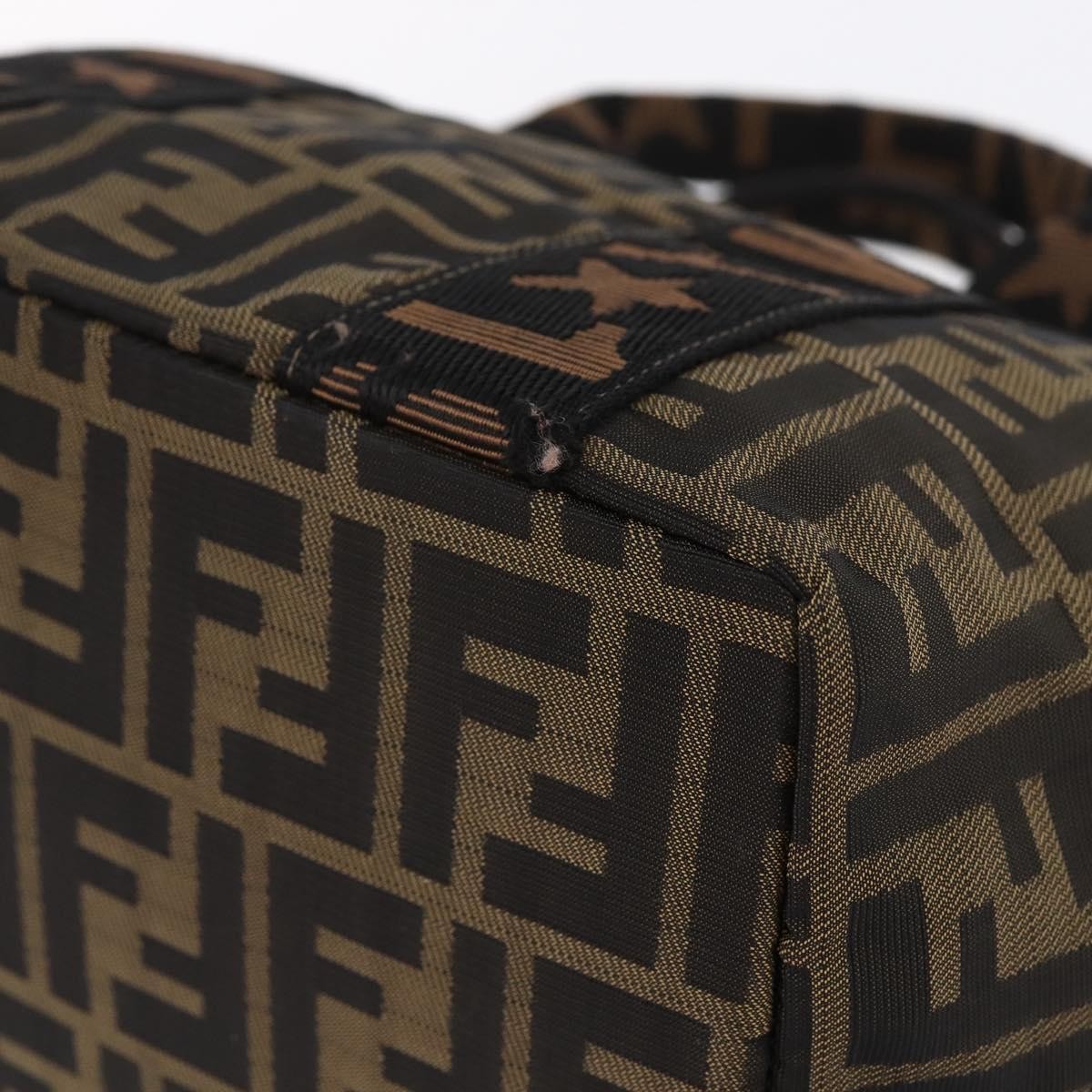 Fendi Zucca Tote bag FF motif, BROWN, CANVAS, Tote bag