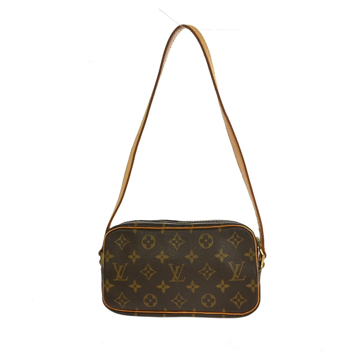 Louis Vuitton Cite Pochette Monogram Canvas, BROWN, CANVAS, Clutche & pouche