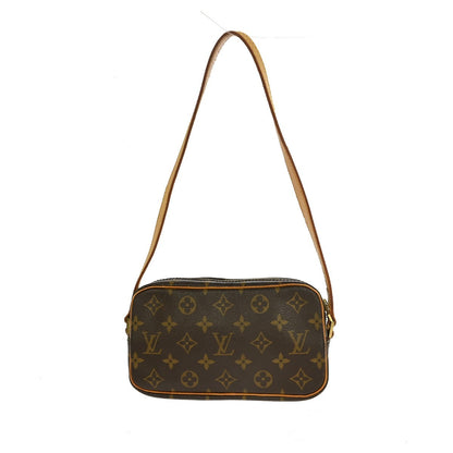 Louis Vuitton Cite Pochette Monogram Canvas, BROWN, CANVAS, Clutche & pouche