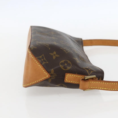 Louis Vuitton Trotteur Handbag Monogram Canvas, BROWN, CANVAS, Clutche & pouche