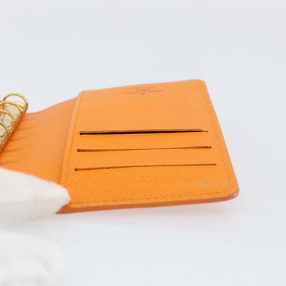 Louis Vuitton Agenda Cover Epi Leather, ORANGE, LEATHER, Wallets