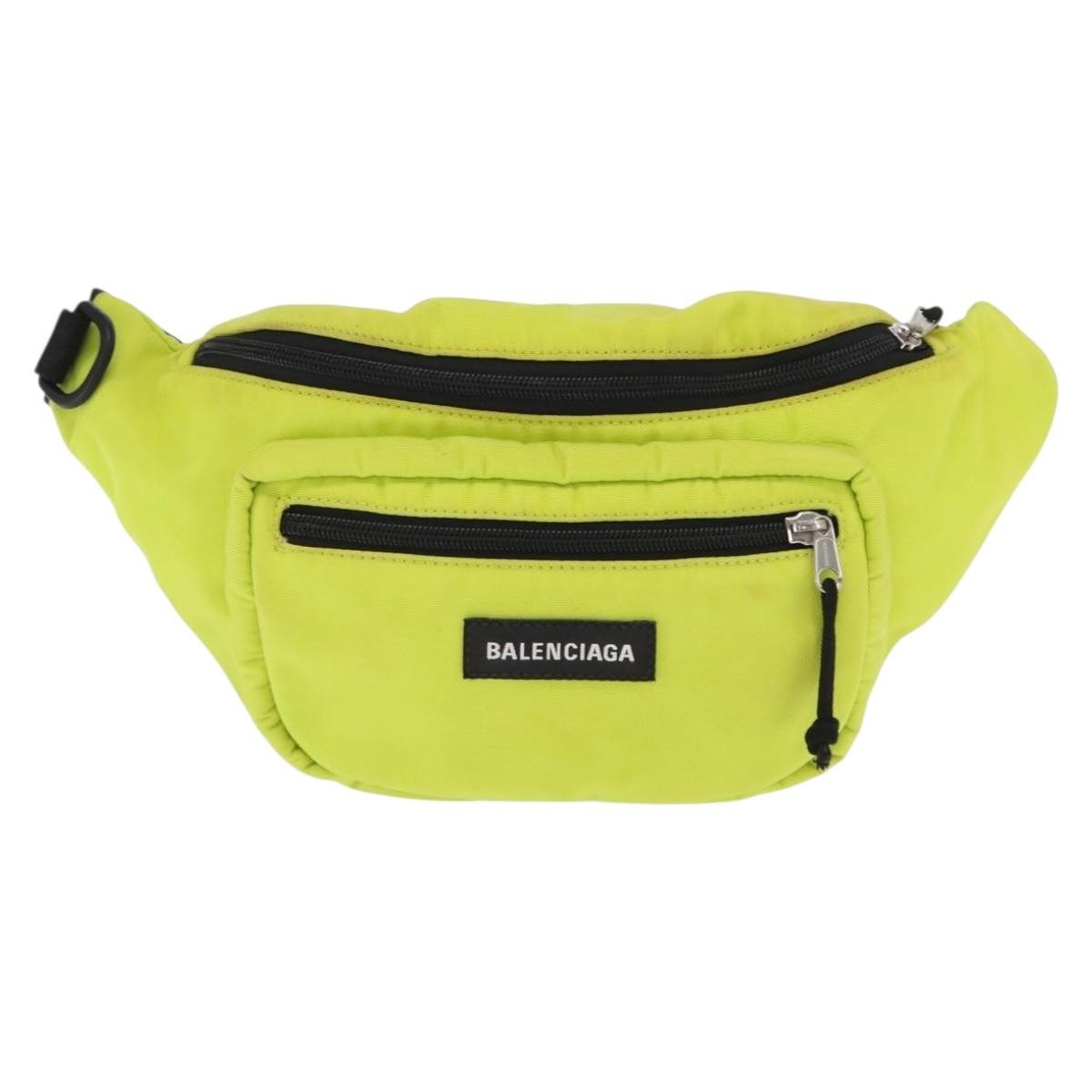 Balenciaga Explorer Belt Bag Nylon, YELLOW, NYLON, Shoulder bag