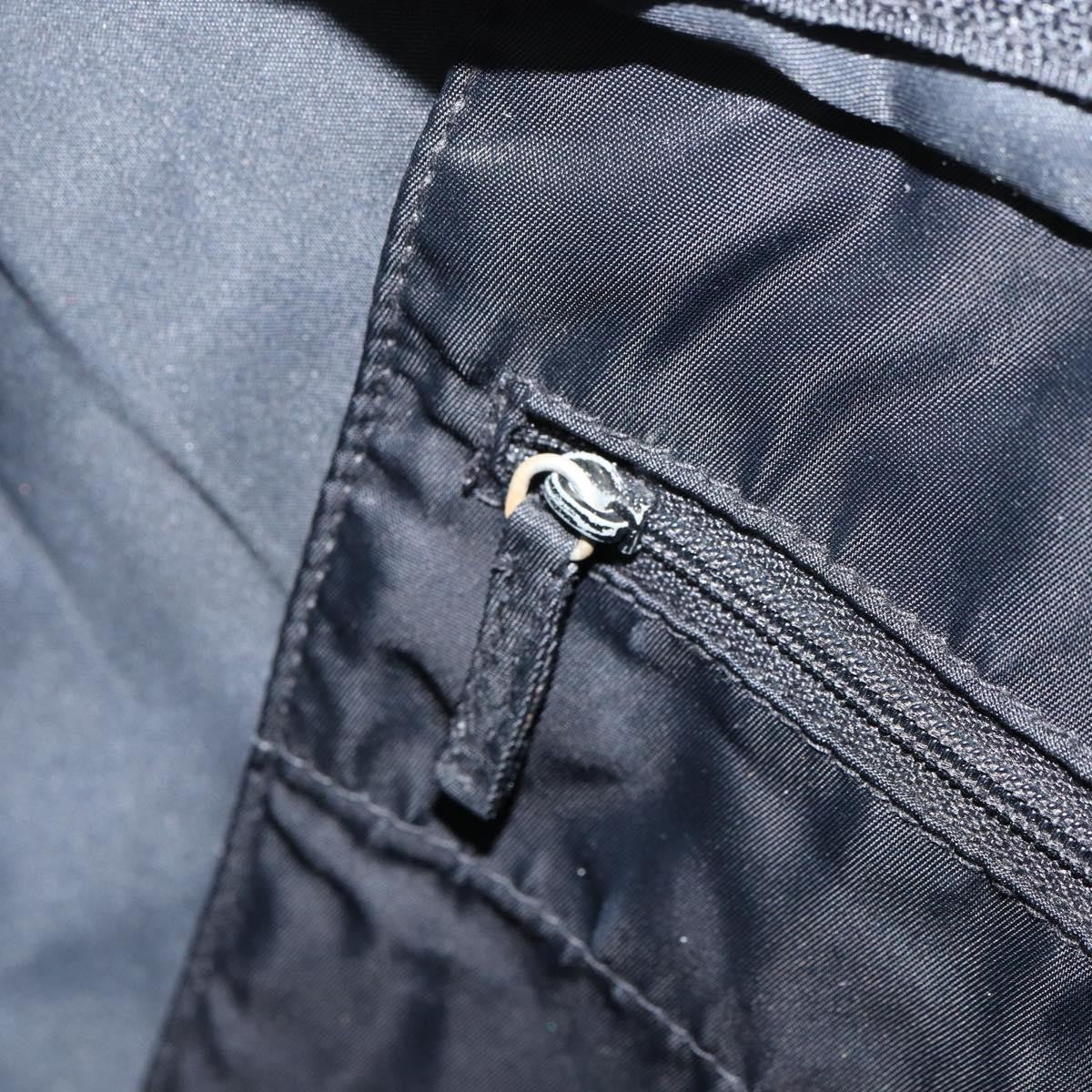 Prada Vintage Zip Tote Tessuto, BLACK, NYLON, Tote bag