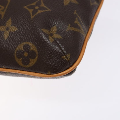 Louis Vuitton Partition Wristlet Clutch Monogram Canvas, BROWN, CANVAS, Clutche & pouche