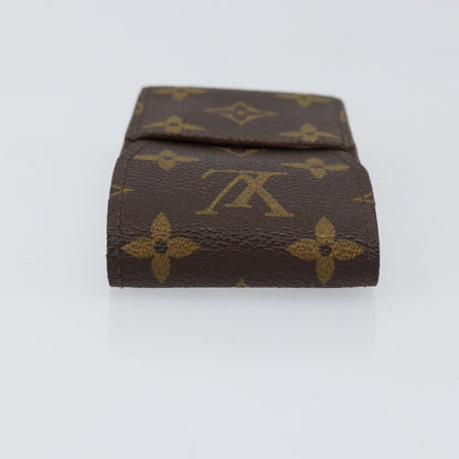Louis Vuitton Etui Cigarette Case Monogram canvas, BROWN, CANVAS, Wallets