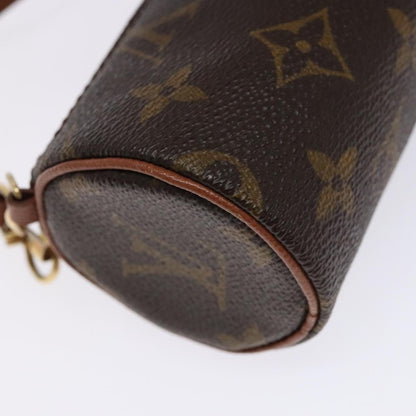 Louis Vuitton Papillon Pochette Monogram Canvas, BROWN, CANVAS, Handbag