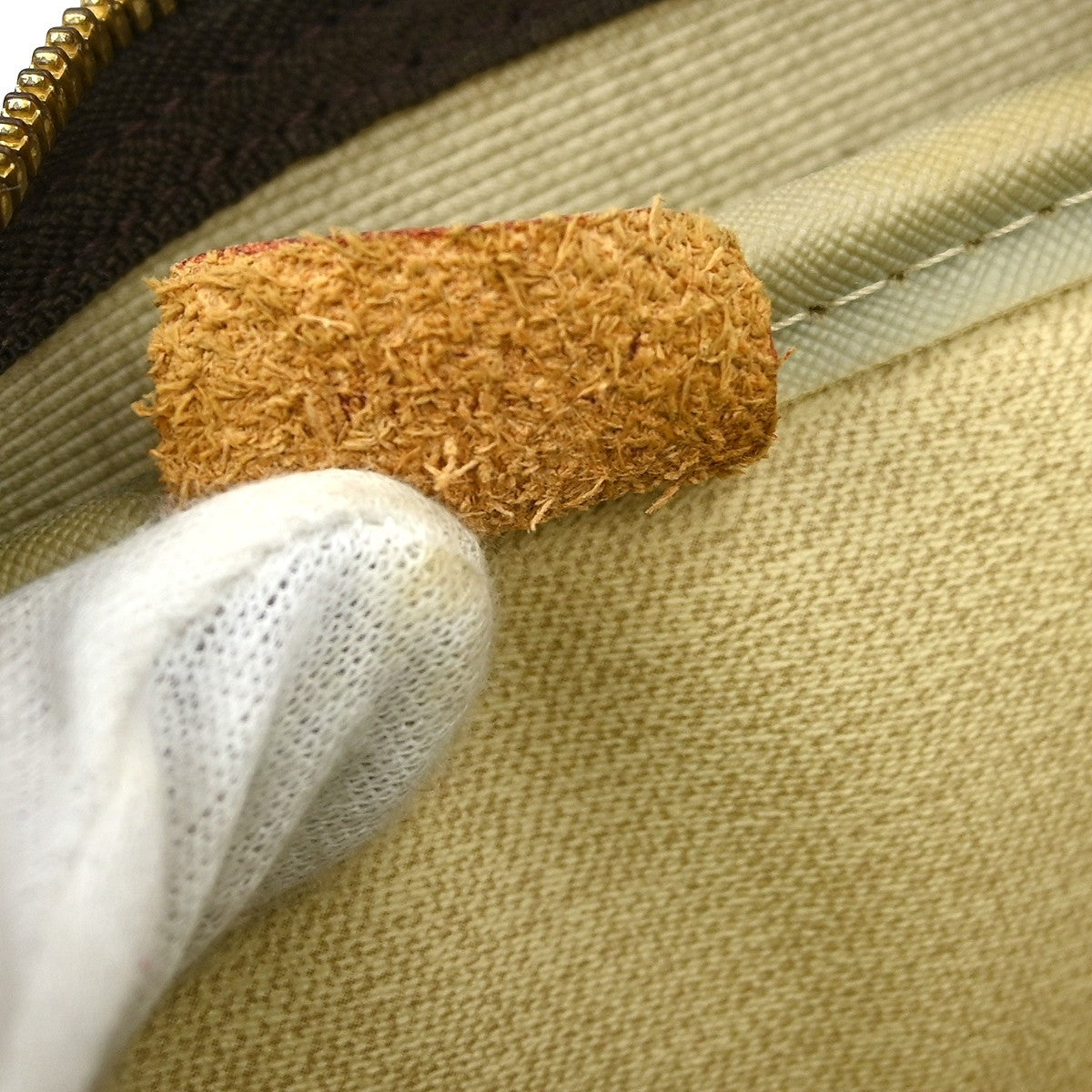 Louis Vuitton Deauville Handbag Monogram Canvas, BROWN, CANVAS, Handbag