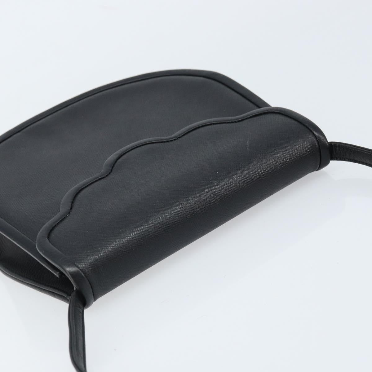 Saint Laurent Vintage Shoulder Bag Leather, Black, Leather, Shoulder Bag