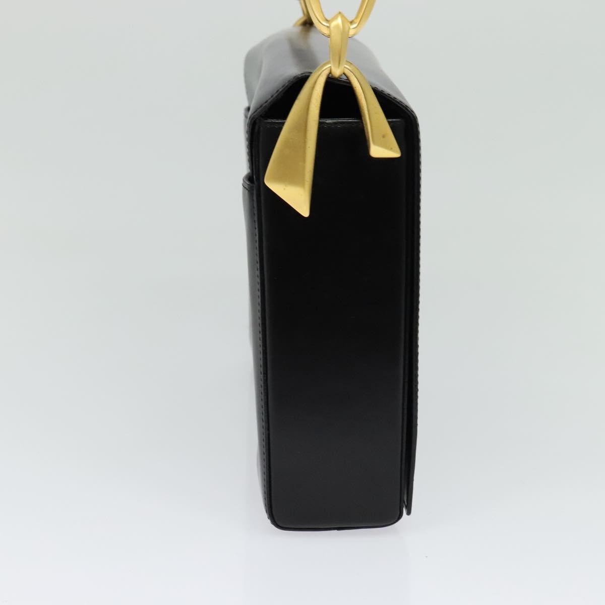 Celine Shoulder Bag Leather, BLACK, LEATHER, Shoulder bag