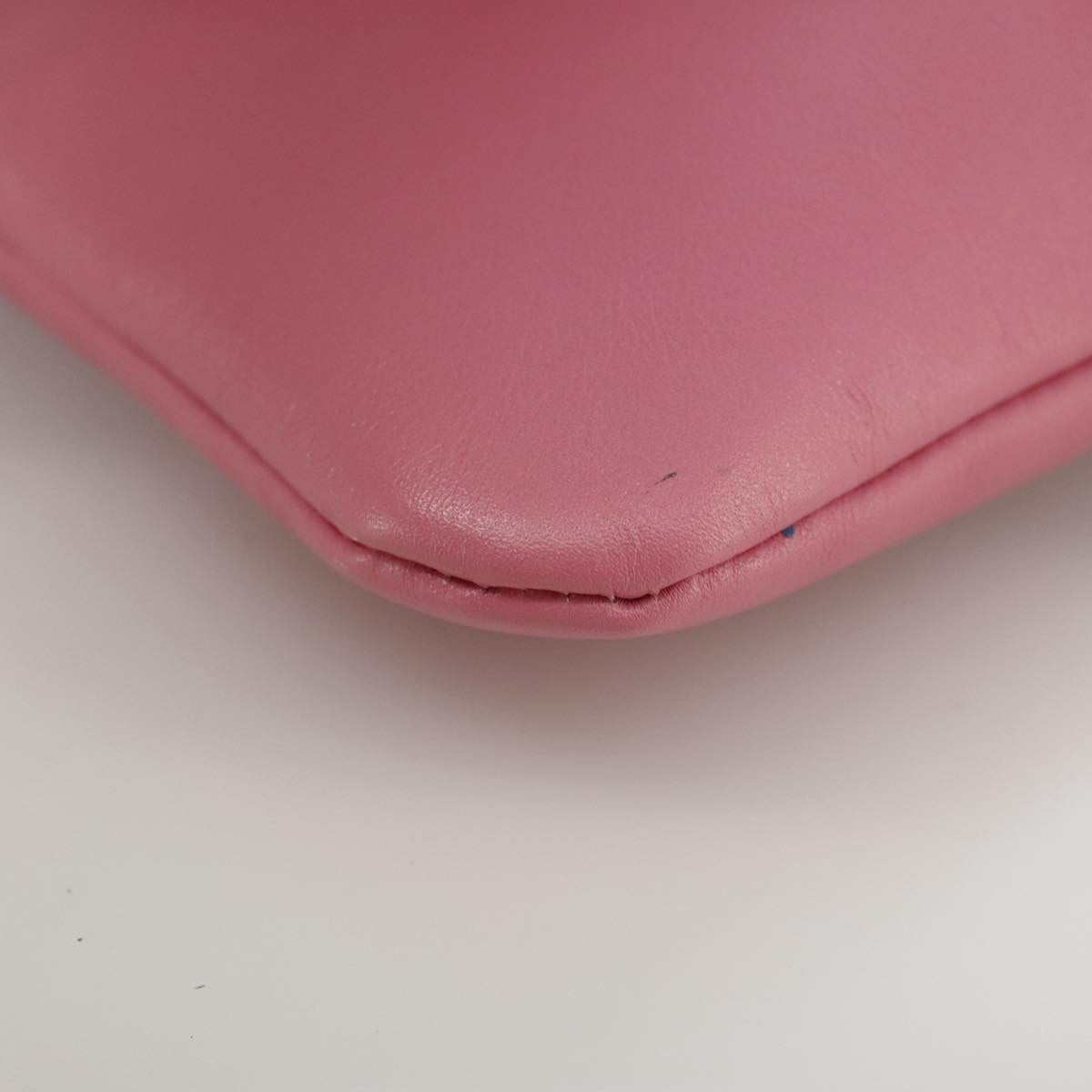 Valentino Garavani Zip Pouch Leather, PINK, LEATHER, Clutche & pouche