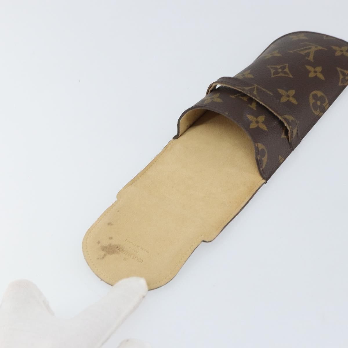 Louis Vuitton Etui à stylo Canvas, BROWN, CANVAS, Clutche & pouche