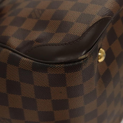 Louis Vuitton Verona Handbag Damier, BROWN, CANVAS, Shoulder bag