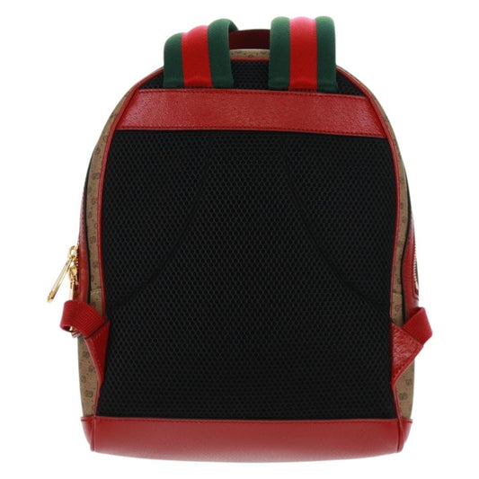 Gucci Doraemon Zip Backpack Printed Mini GG Coated Canvas, Beige, Canvas, Backpack