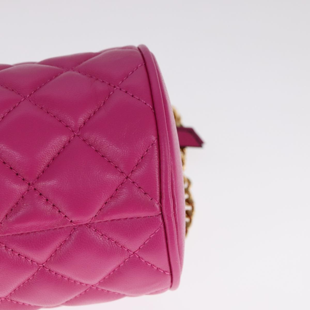 Versace Medusa Shoulder Bag Leather, PINK, LEATHER, Shoulder bag