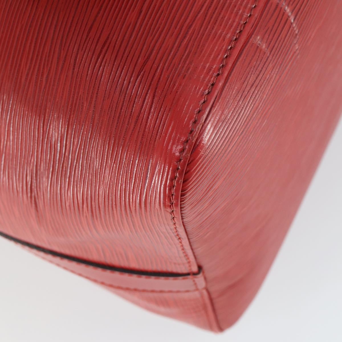 Louis Vuitton Noe Handbag Epi Leather, RED, LEATHER, Shoulder bag