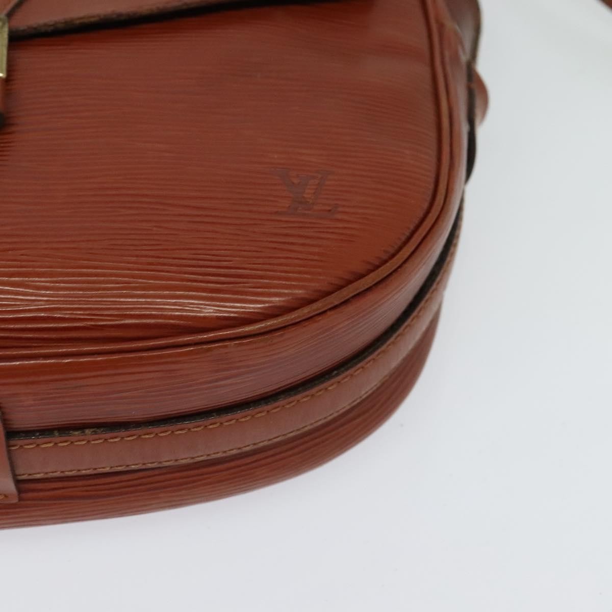 Louis Vuitton Jeune Fille Handbag Epi Leather, BROWN, LEATHER, Shoulder bag