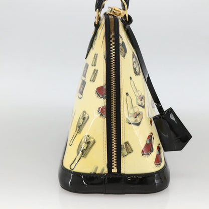 Louis Vuitton Alma Handbag Limited Edition Stickers Monogram Vernis, MULTICOLOUR, PATENT_LEATHER, Handbag