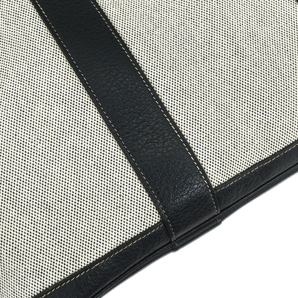 Hermes Garden Party Tote Canvas and Leather, GRAY, CANVAS, Tote bag