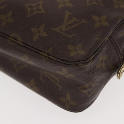 Louis Vuitton Trousse Toiletry Pouch Monogram Canvas, BROWN, CANVAS, Toiletry Case