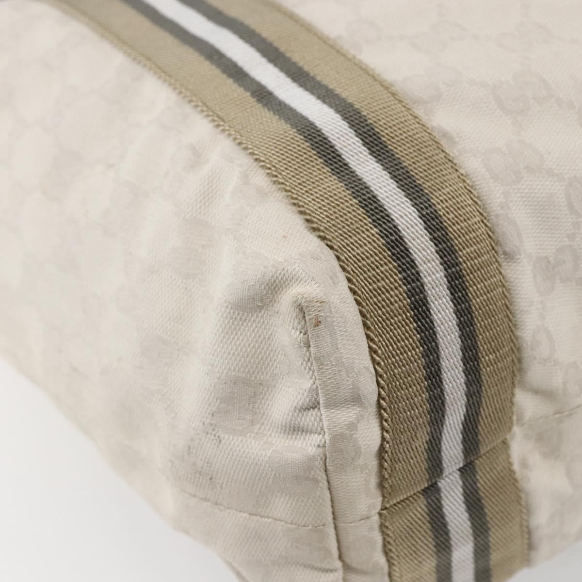 Gucci Original Web Tote GG Canvas, BEIGE, CANVAS, Tote bag