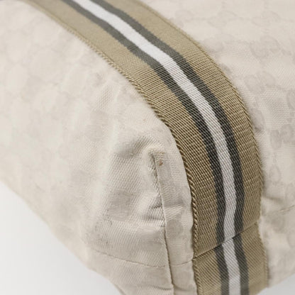 Gucci Original Web Tote GG Canvas, BEIGE, CANVAS, Tote bag