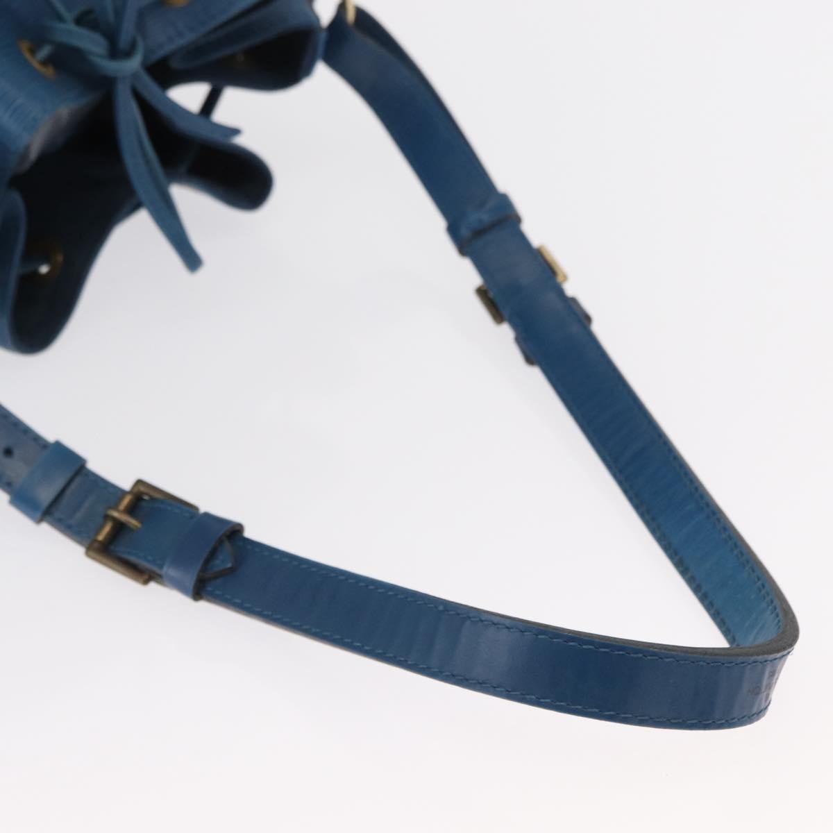 Louis Vuitton Petit Noe NM Handbag Epi Leather, BLUE, LEATHER, Shoulder bag