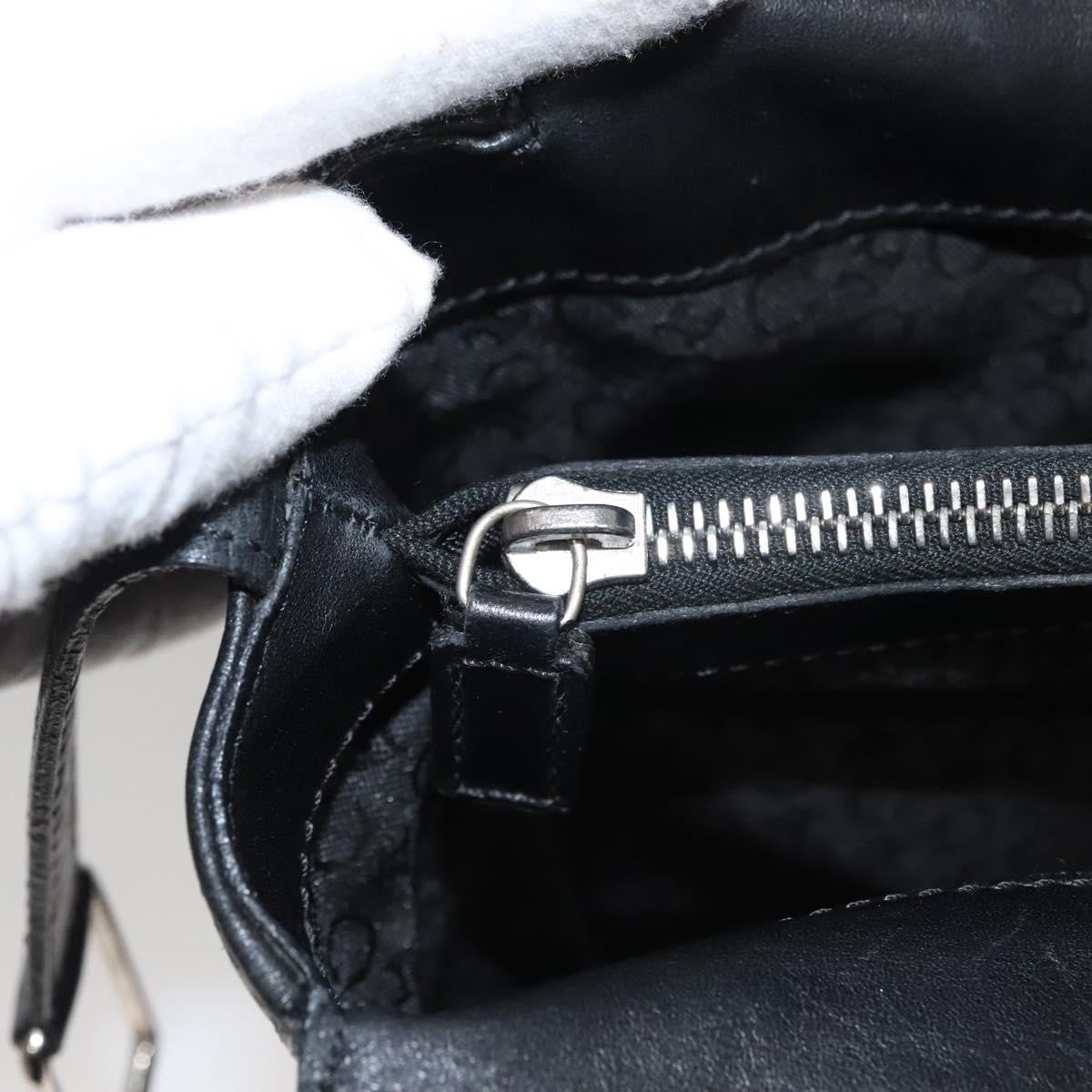 Celine C Macadam Handbag Canvas, BLACK, CANVAS, Handbag